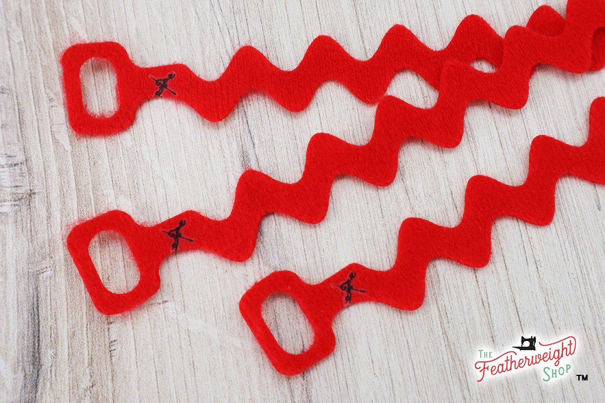 red ric rac cord wraps