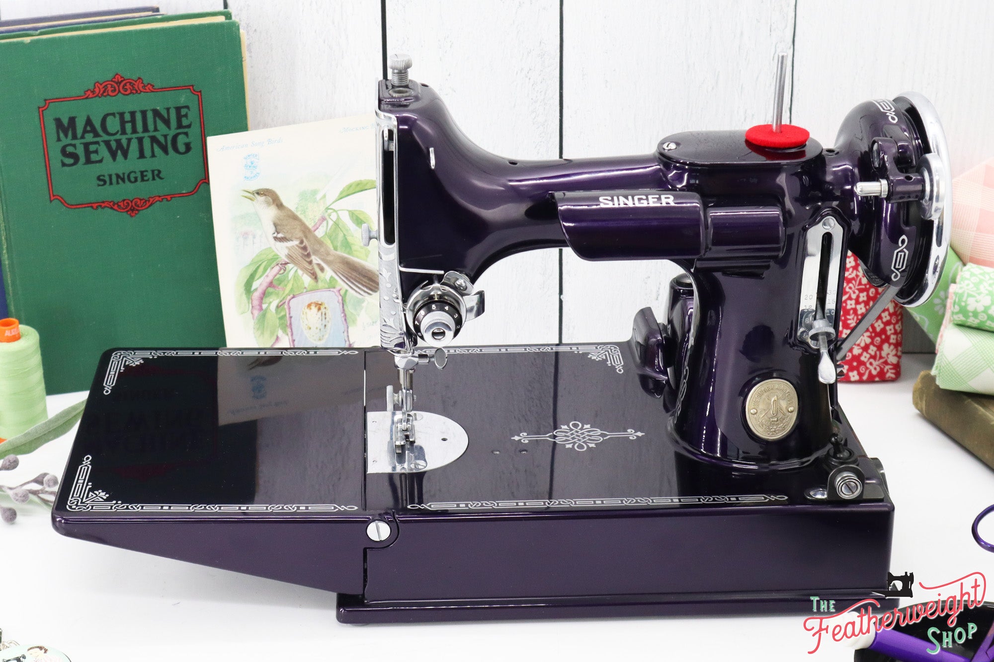 Singer Featherweight 221 AF1708** - Fully Restored in Black Iris