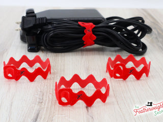 Load image into Gallery viewer, red ric rac cord wraps