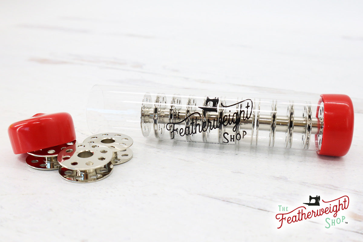 Singer Featherweight 221 Good vs. Bad Bobbins – The Singer Featherweight  Shop