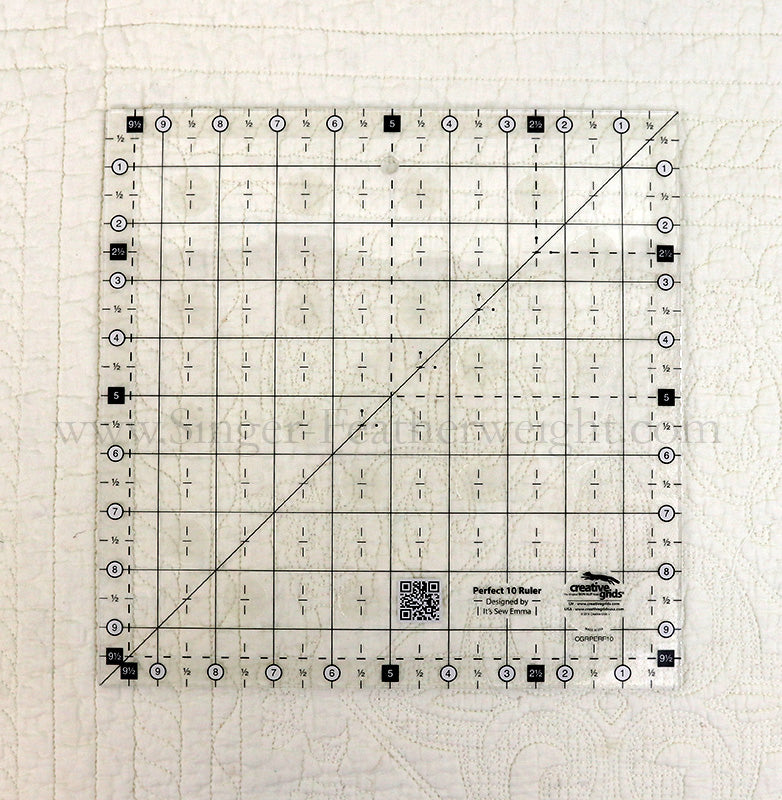 creative grids perfect 10 ruler