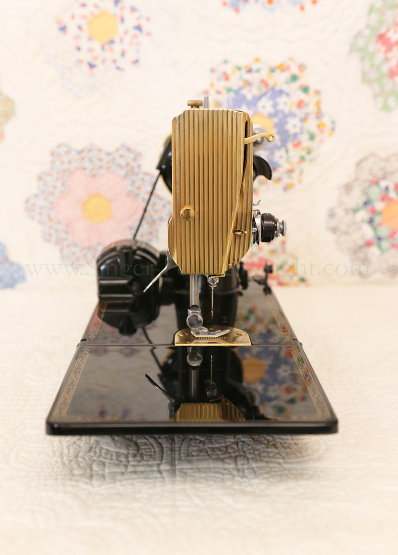 Singer Featherweight 221 Sewing Machine, AL721*** GOLD PLATED!!!