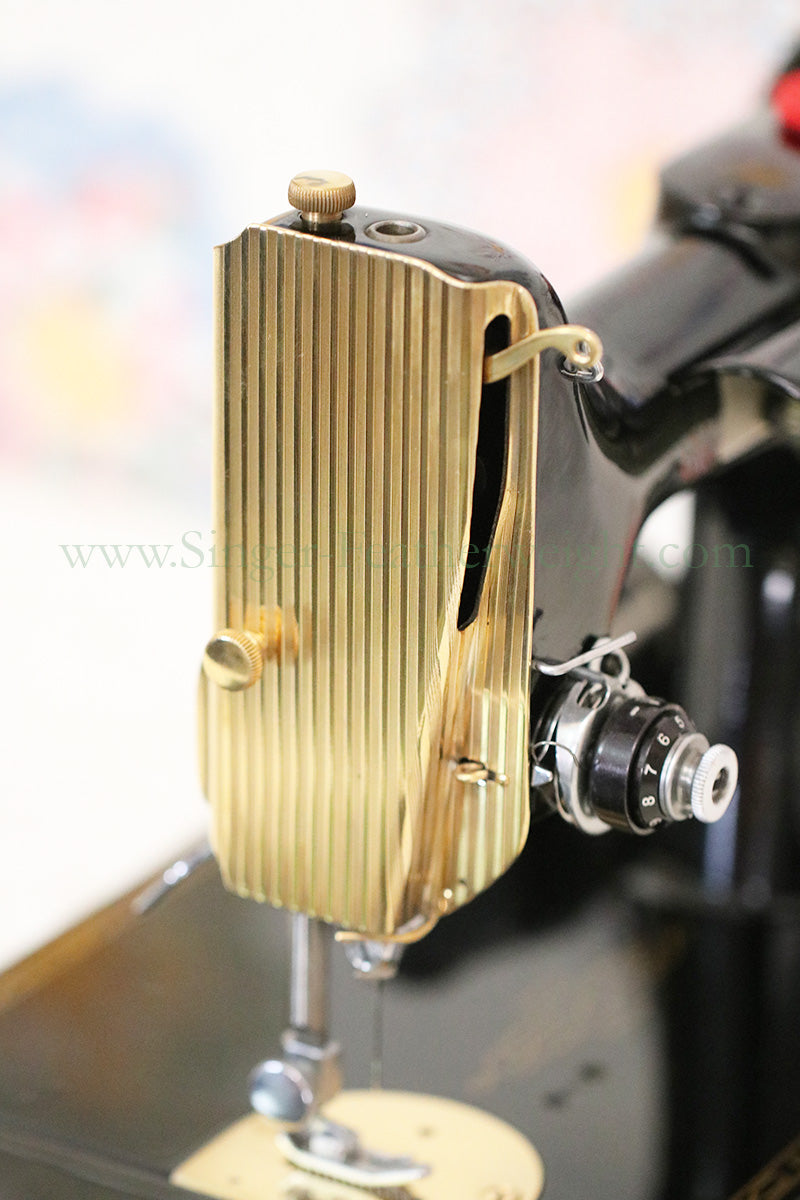 Singer Featherweight 221 Sewing Machine, AL721*** GOLD PLATED!!!