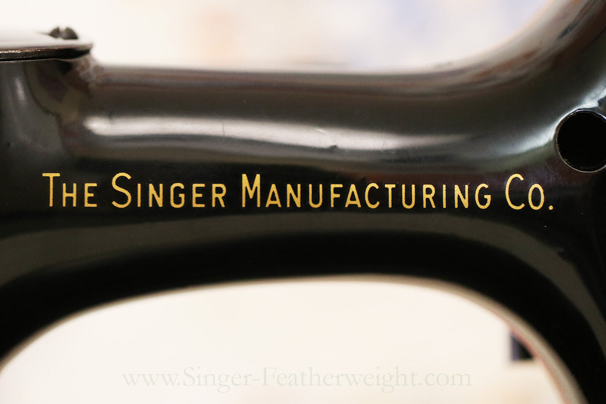 Singer Featherweight 221 Sewing Machine, AL721*** GOLD PLATED!!!