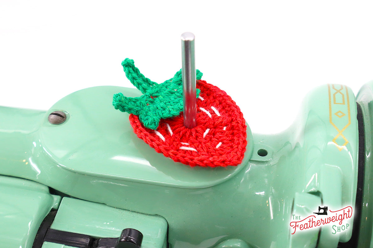 Spool Pin Doily - Strawberry