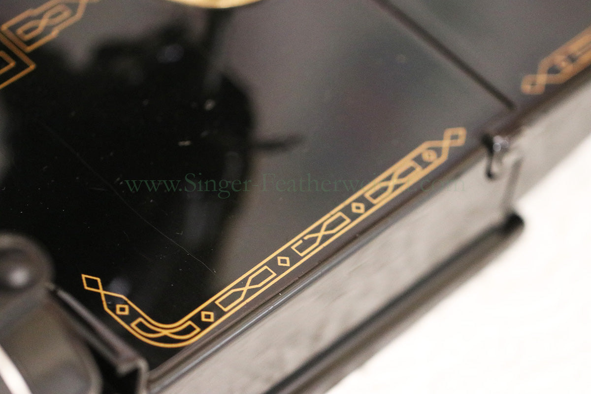 Singer Featherweight 221 Sewing Machine, AL721*** GOLD PLATED!!!