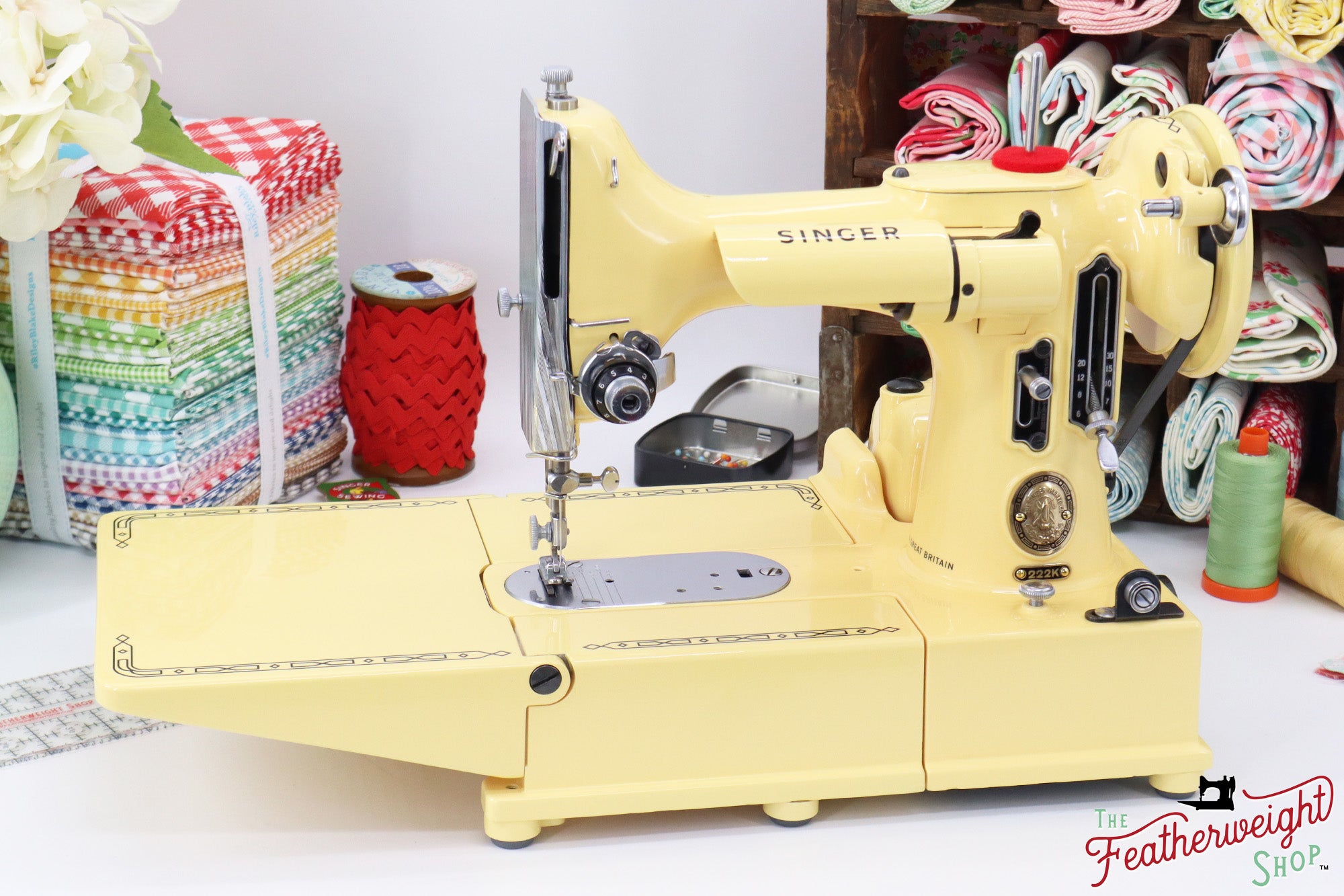 Singer Featherweight 222K - EK3264** - Fully Restored in Happy Yellow