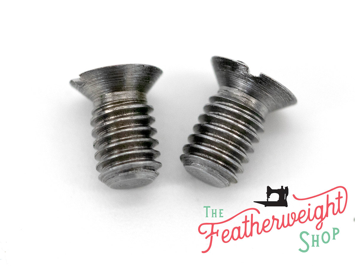 Screw, Singer Featherweight Stitch Length Indicator Screws - Set of 2 (Vintage Original)