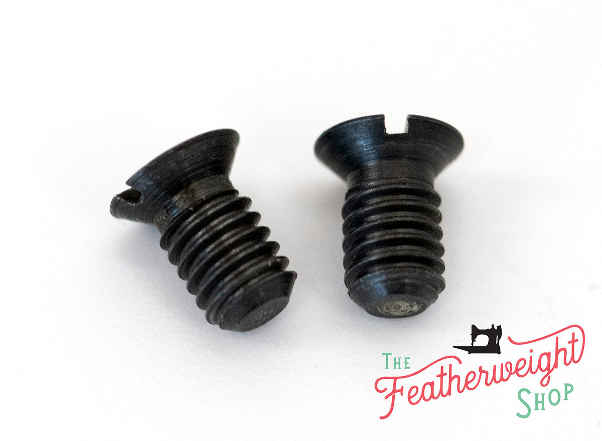 Screw, Singer Featherweight Stitch Length Indicator Screws - Set of 2 (Vintage Original)