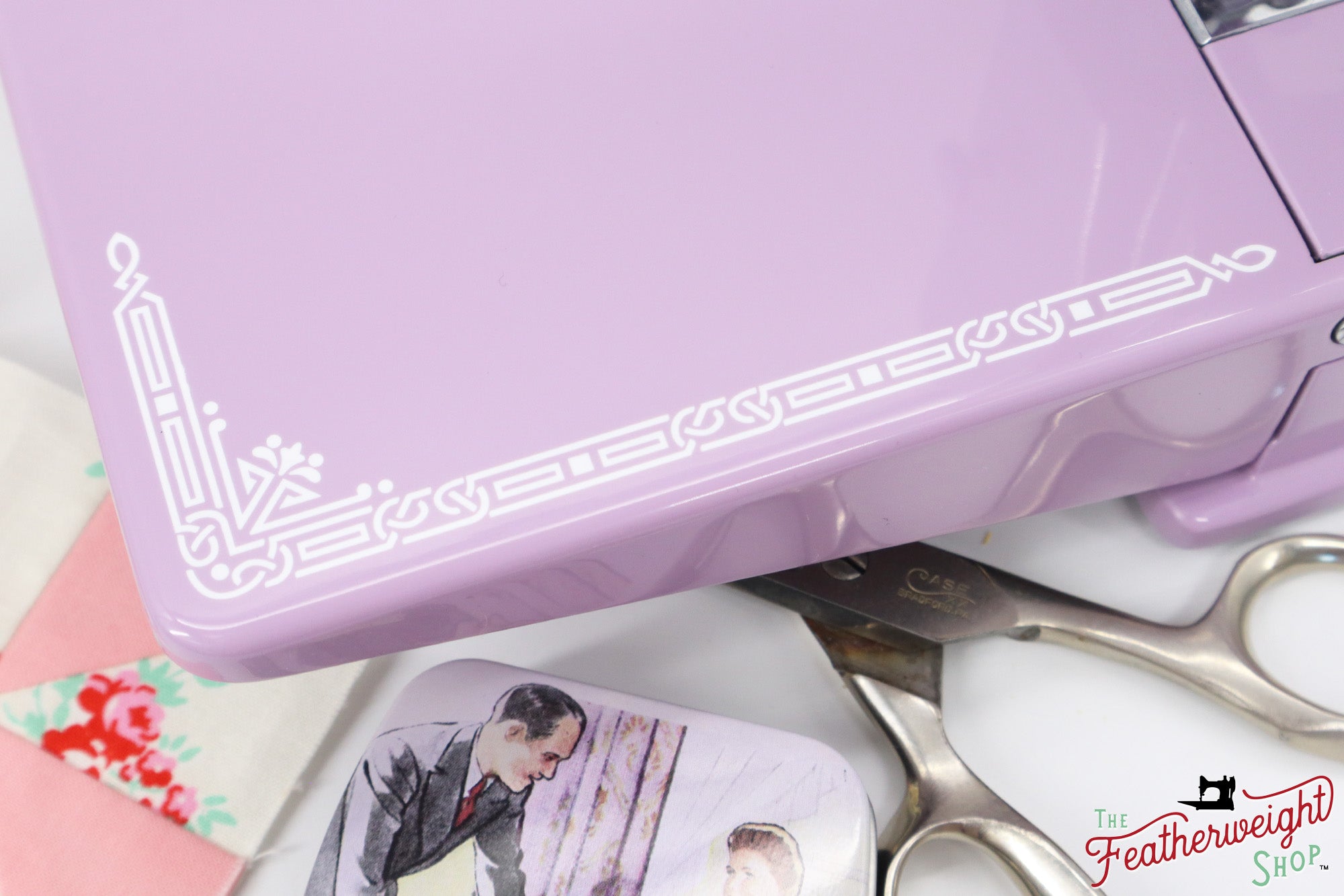 Singer Featherweight 221, AD998*** - Fully Restored in Wisteria