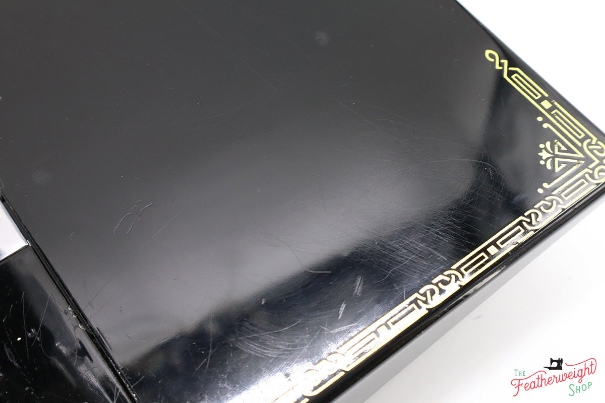 Singer Featherweight 221 Sewing Machine, AF760*** - Corduroy Insert - RARE