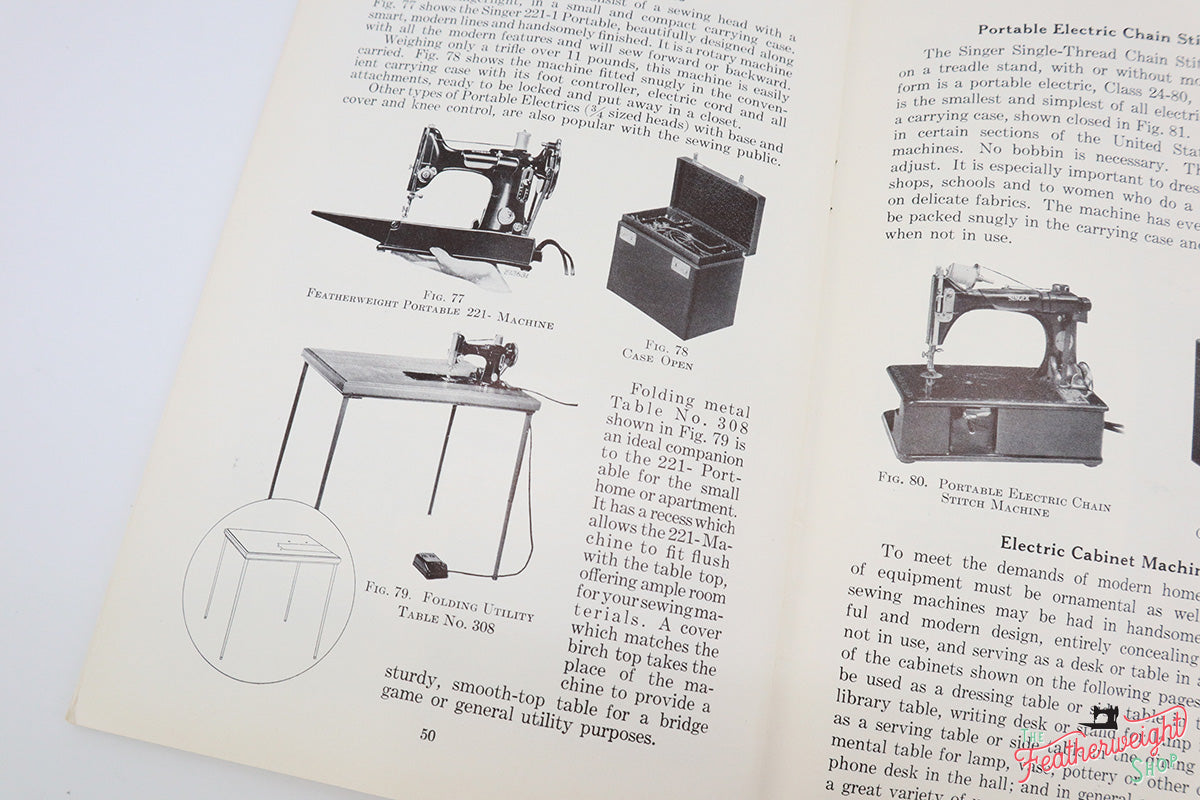 Book, Singer Student's Manual of Machine Sewing (Vintage Original)