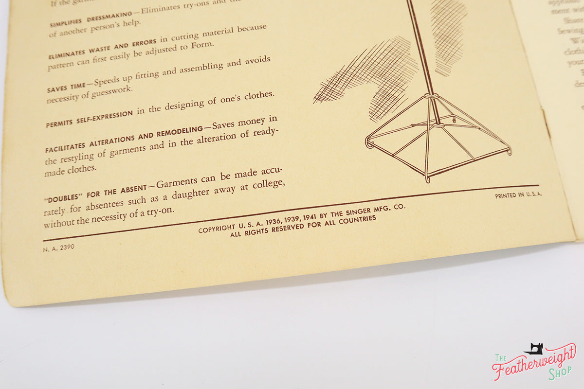 Book, Singer Illustrated Dressmaking Guide (Vintage Original)