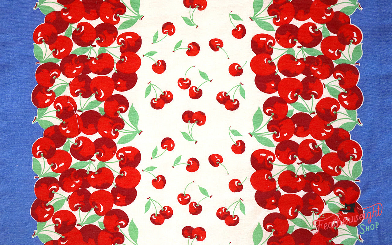 Fabric, 16-Inch Toweling by MODA - VERY CHERRY (by the yard)