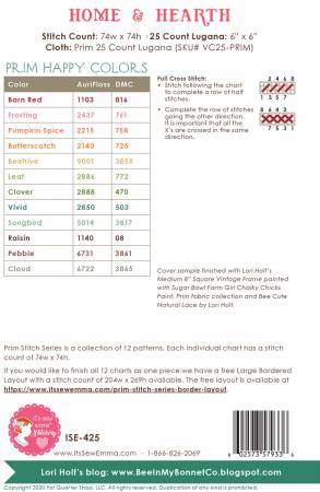 home & heart cross stitch pattern