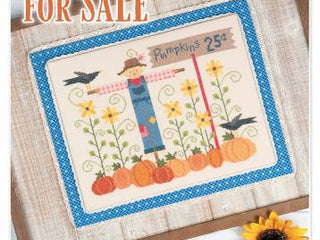 Load image into Gallery viewer, pumpkins for sale cross stitch pattern