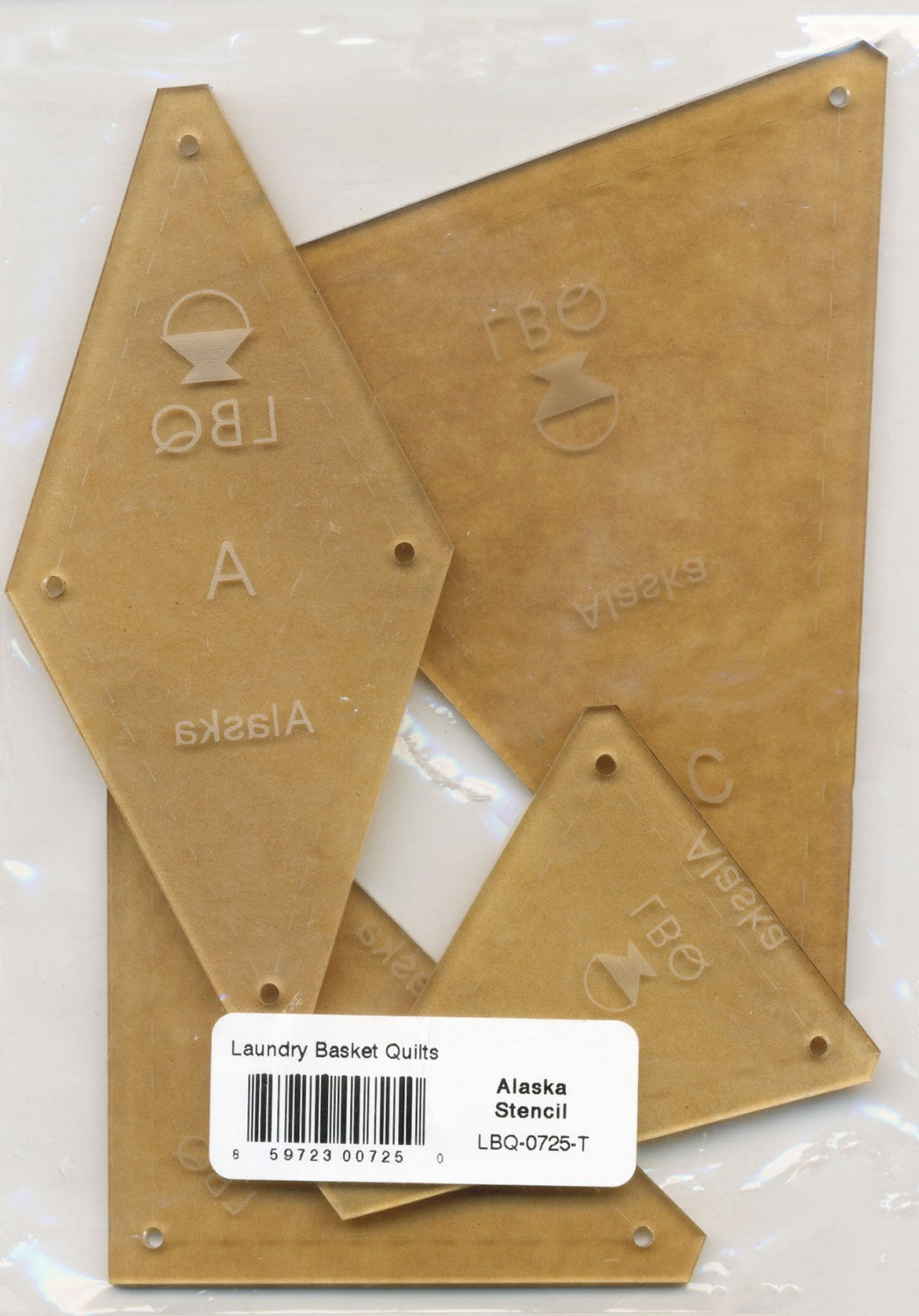 Template, Alaska by Edyta Sitar of Laundry Basket Quilts - Set of 4