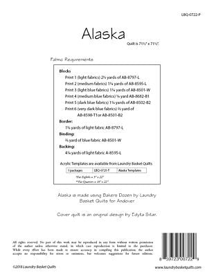 PATTERN, ALASKA by Edyta Sitar for Laundry Basket Quilts