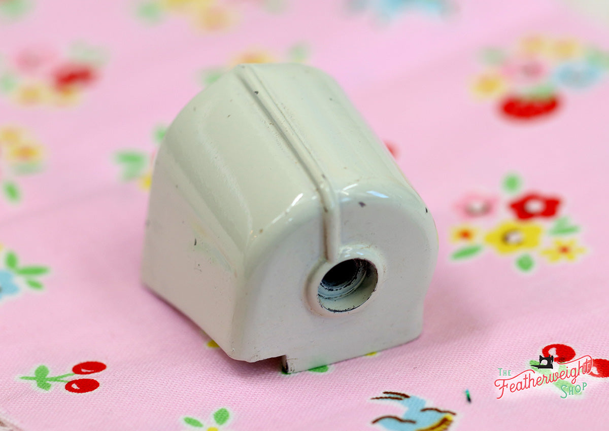 Light Socket Shield, White Singer Featherweight 221K (Vintage Original)