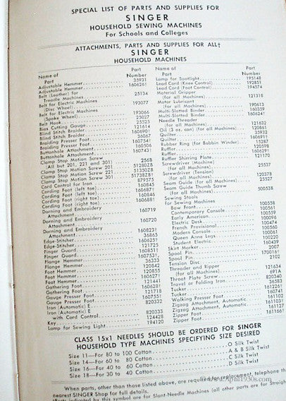 Machine Sewing Book, Singer 1953-1955