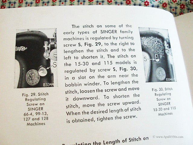 Machine Sewing Book, Singer 1953-1955