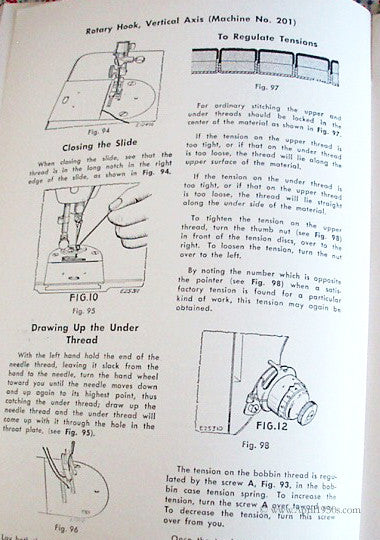 Machine Sewing Book, Singer 1953-1955