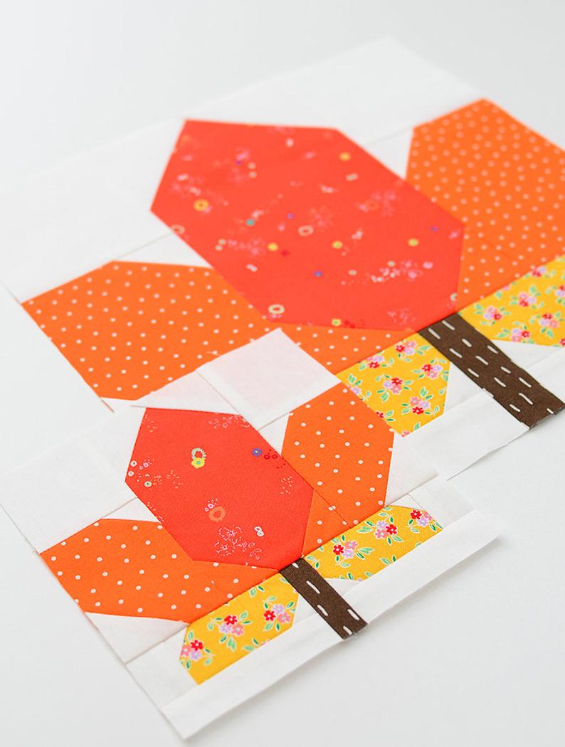 Pattern, Maple Leaf Quilt Block by Ellis & Higgs (digital download)