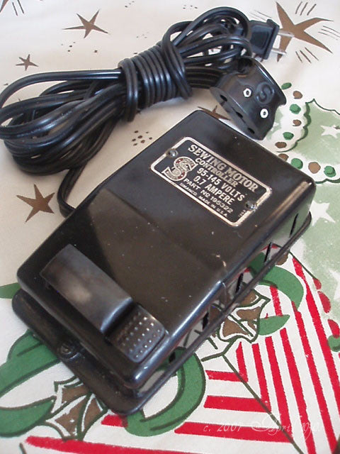 singer foot controller