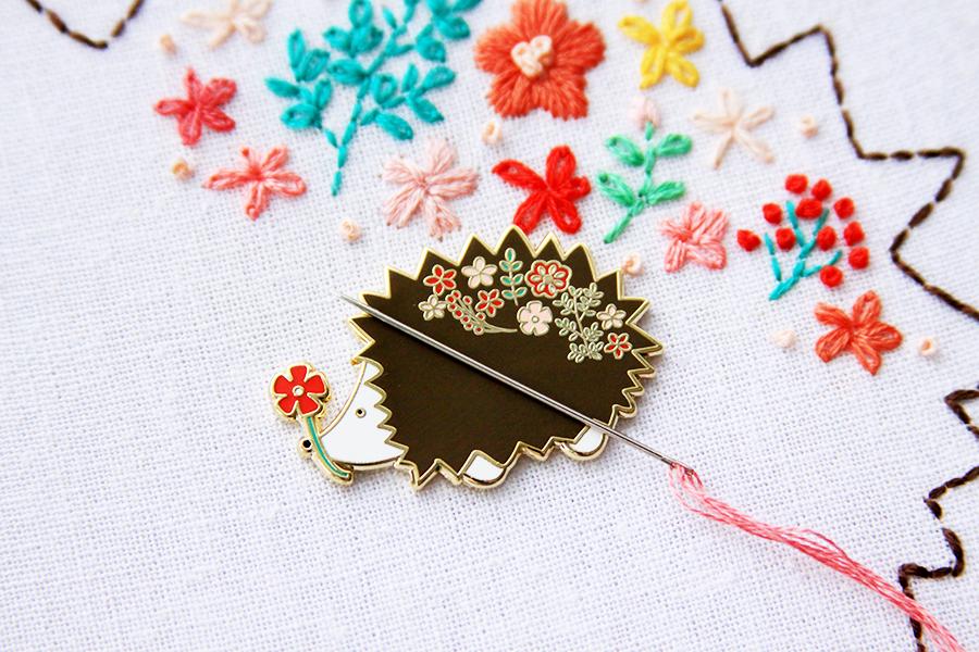 Needle Minder, HEDGEHOG by Flamingo Toes