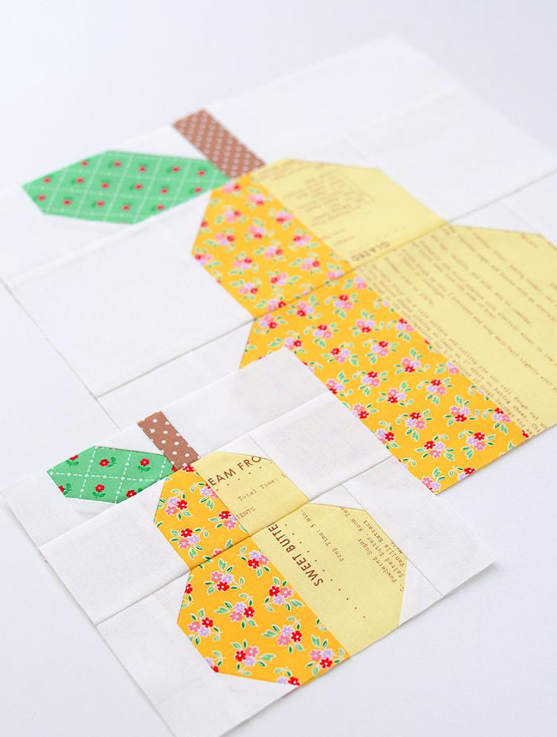 Pattern, Pear Quilt Block by Ellis & Higgs (digital download)