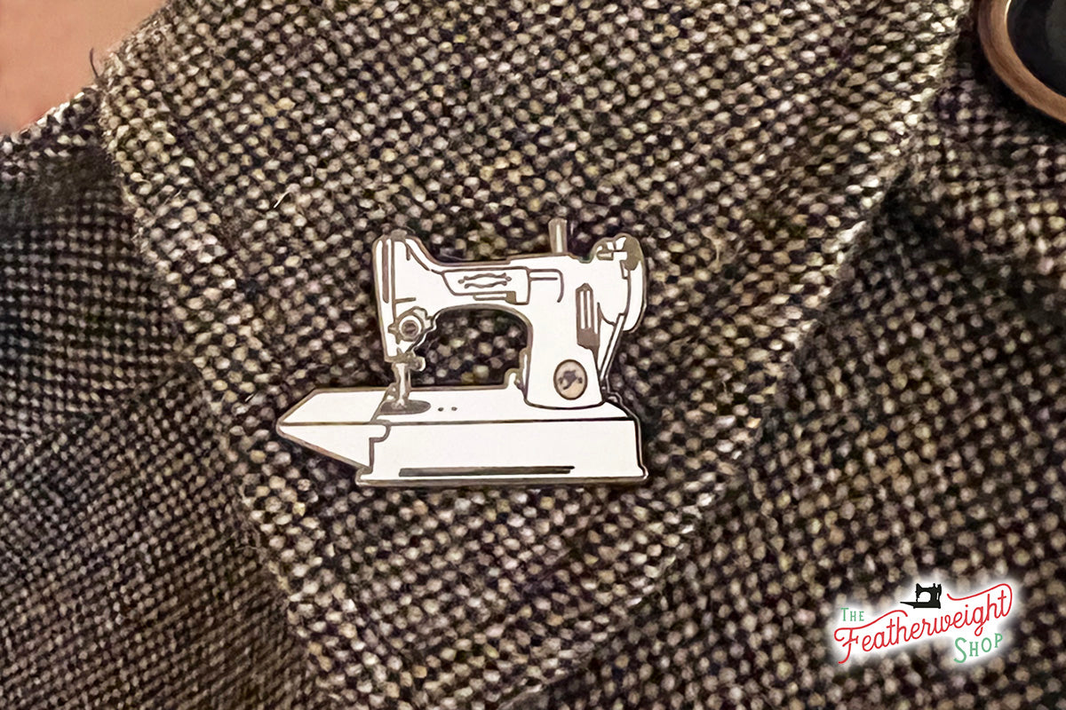 Lapel Pin - WHITE Featherweight