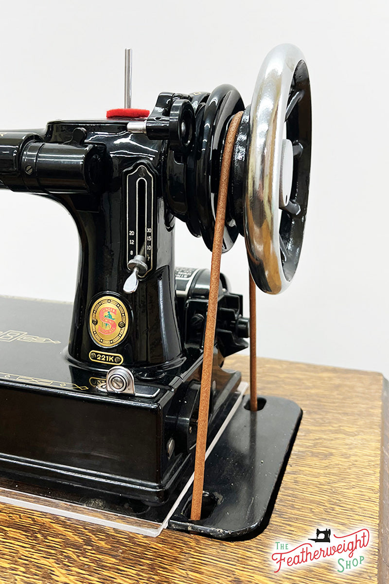 belt for treadle conversion