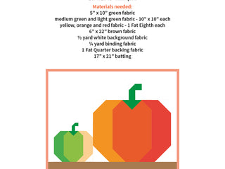 Load image into Gallery viewer, Pattern, Pumpkin Patch MINI Quilt by Ellis &amp; Higgs (digital download)