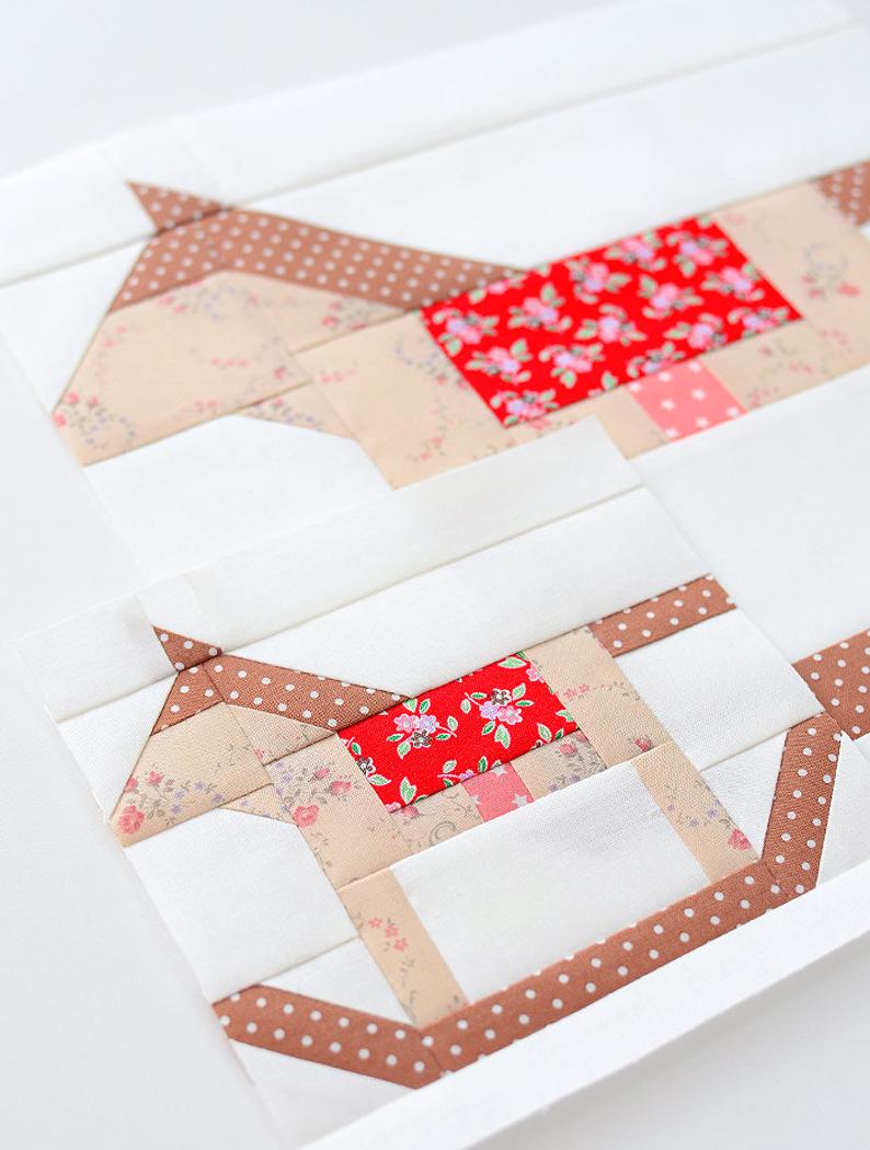 Pattern, Rocking Horse Quilt Block by Ellis & Higgs (digital download)