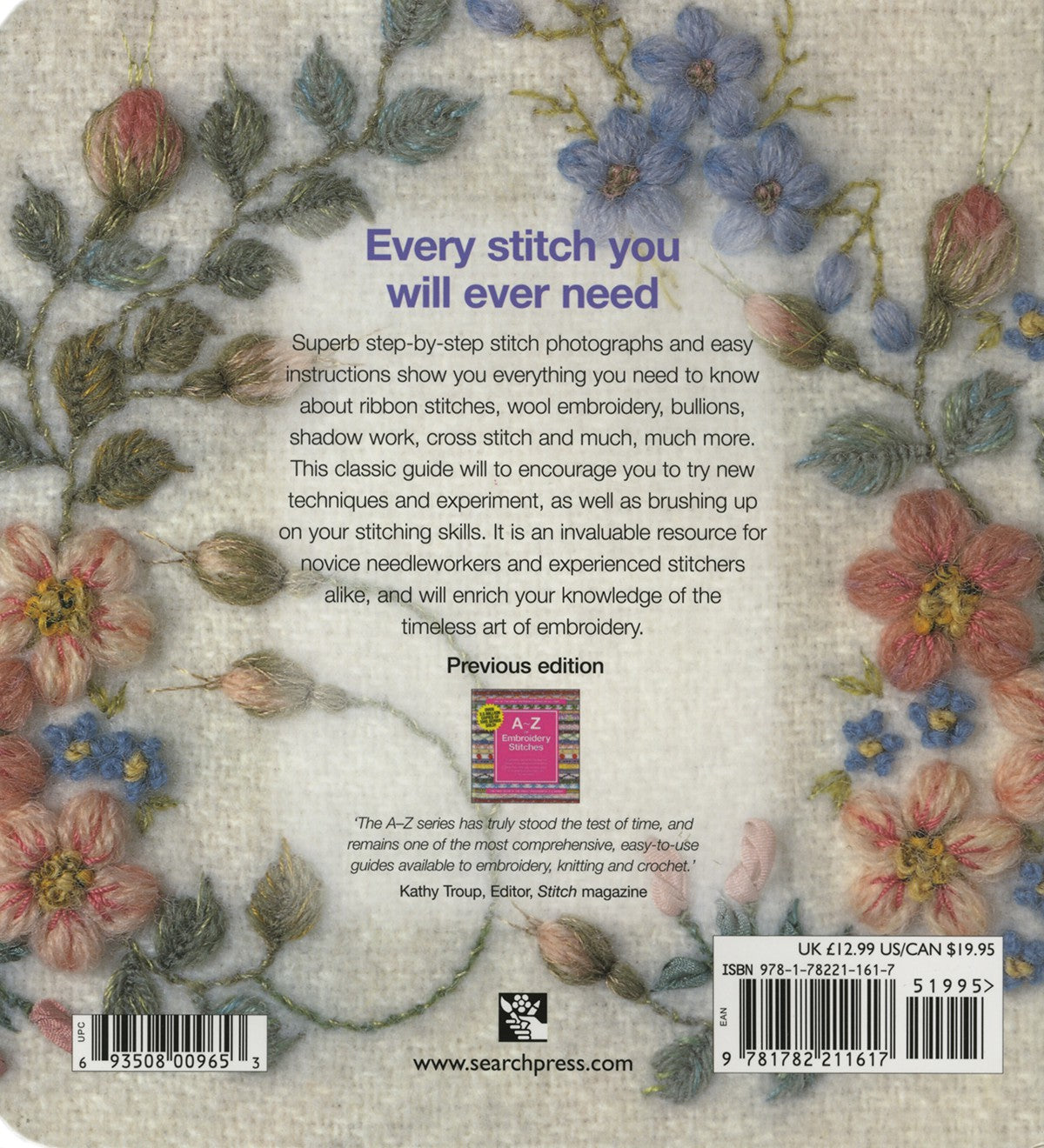 a-z embroidery stitches book