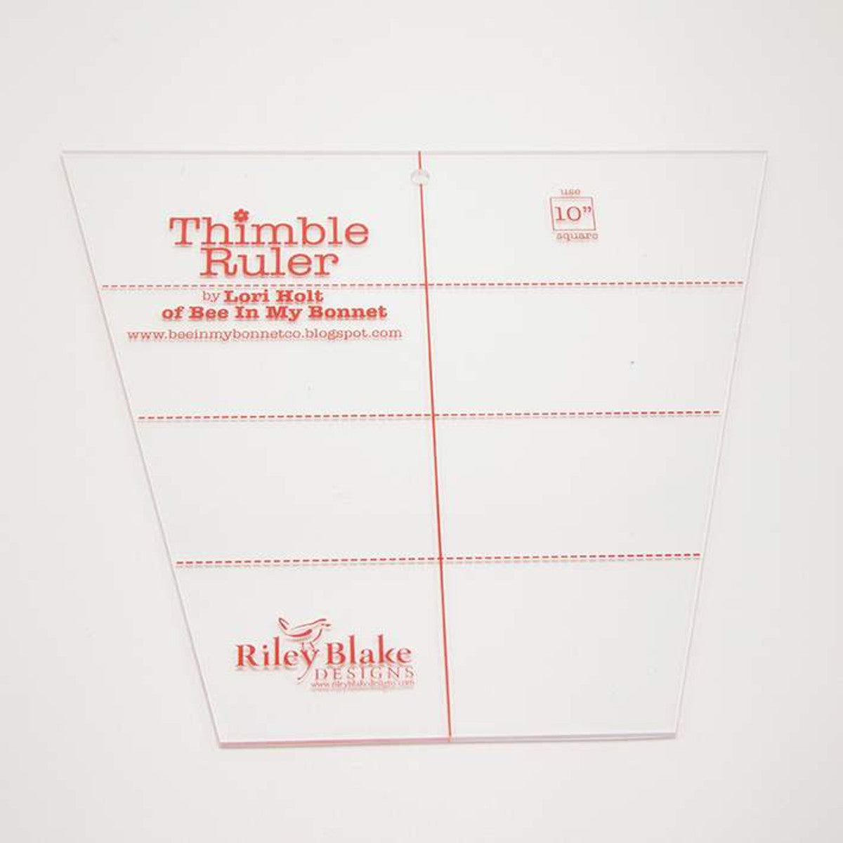 lori holt 10" thimble ruler template
