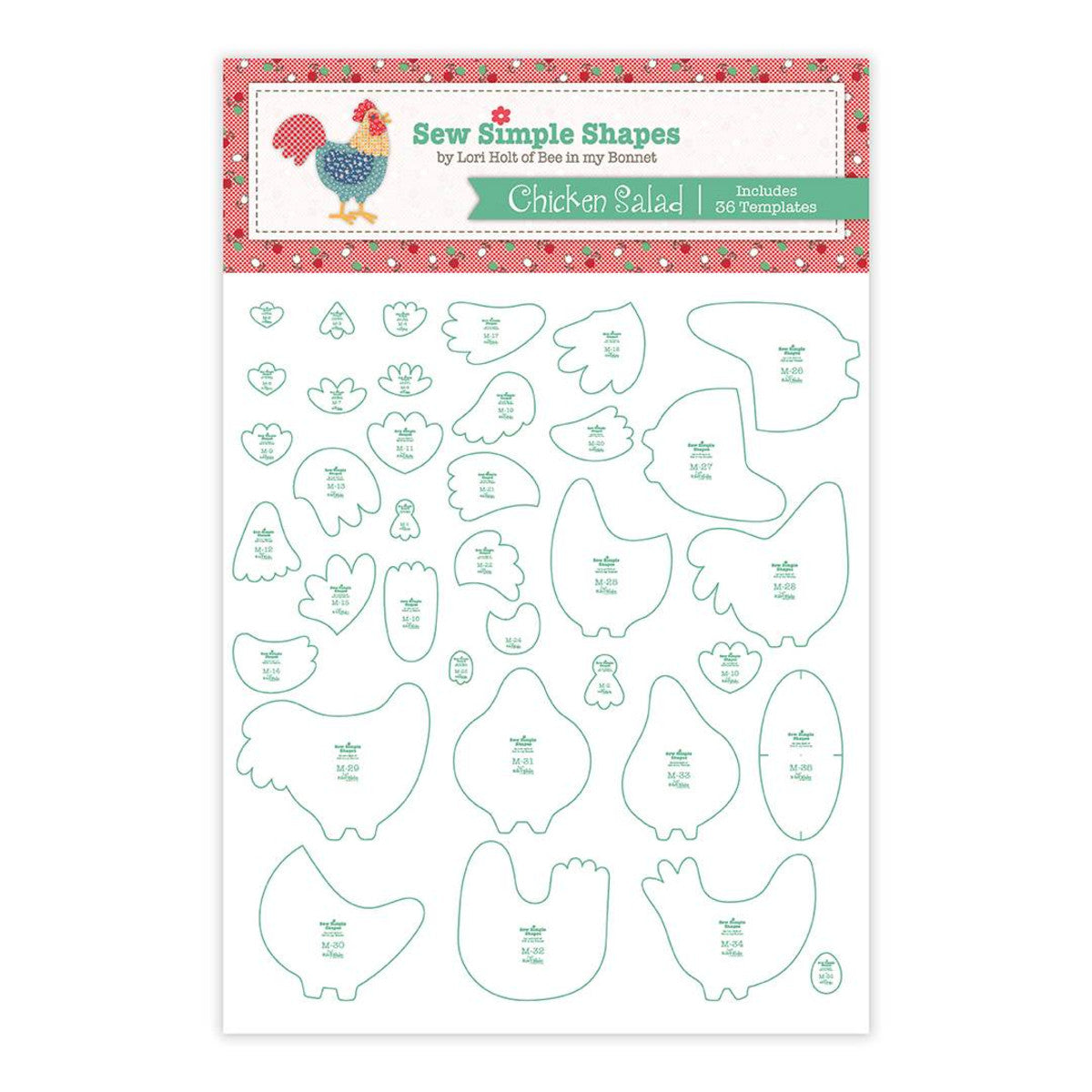 Sew Simple Shapes, CHICKEN SALAD by Lori Holt of Bee in My Bonnet