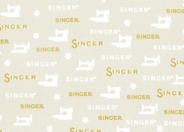 Fabric, Singer Featherweight Sewing Machines - Featherweight Silhouettes, Antique (Discontinued)