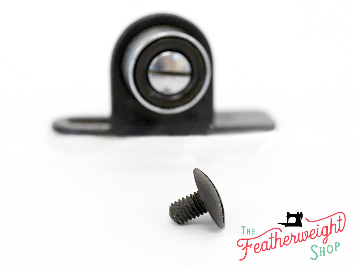 Screw, Bobbin Winder Tension Bracket Screw, Singer Featherweight - (Vintage Original)