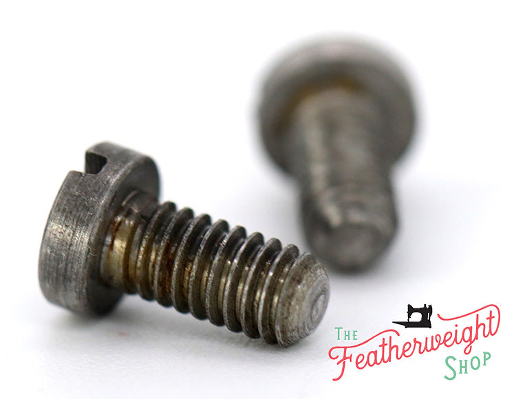 Screw, Feed Dogs, Set of 2 Singer Featherweight (Vintage Original)