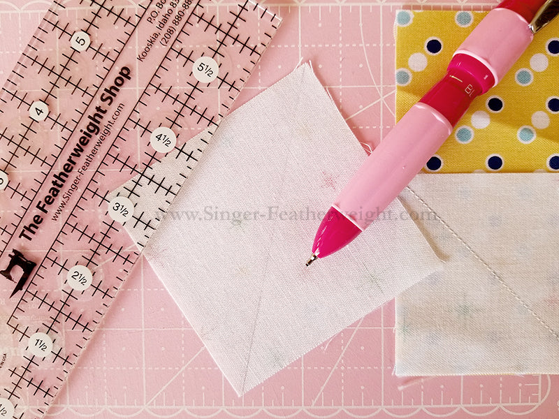 Sewline Pink Tailor's Click Fabric Pencil