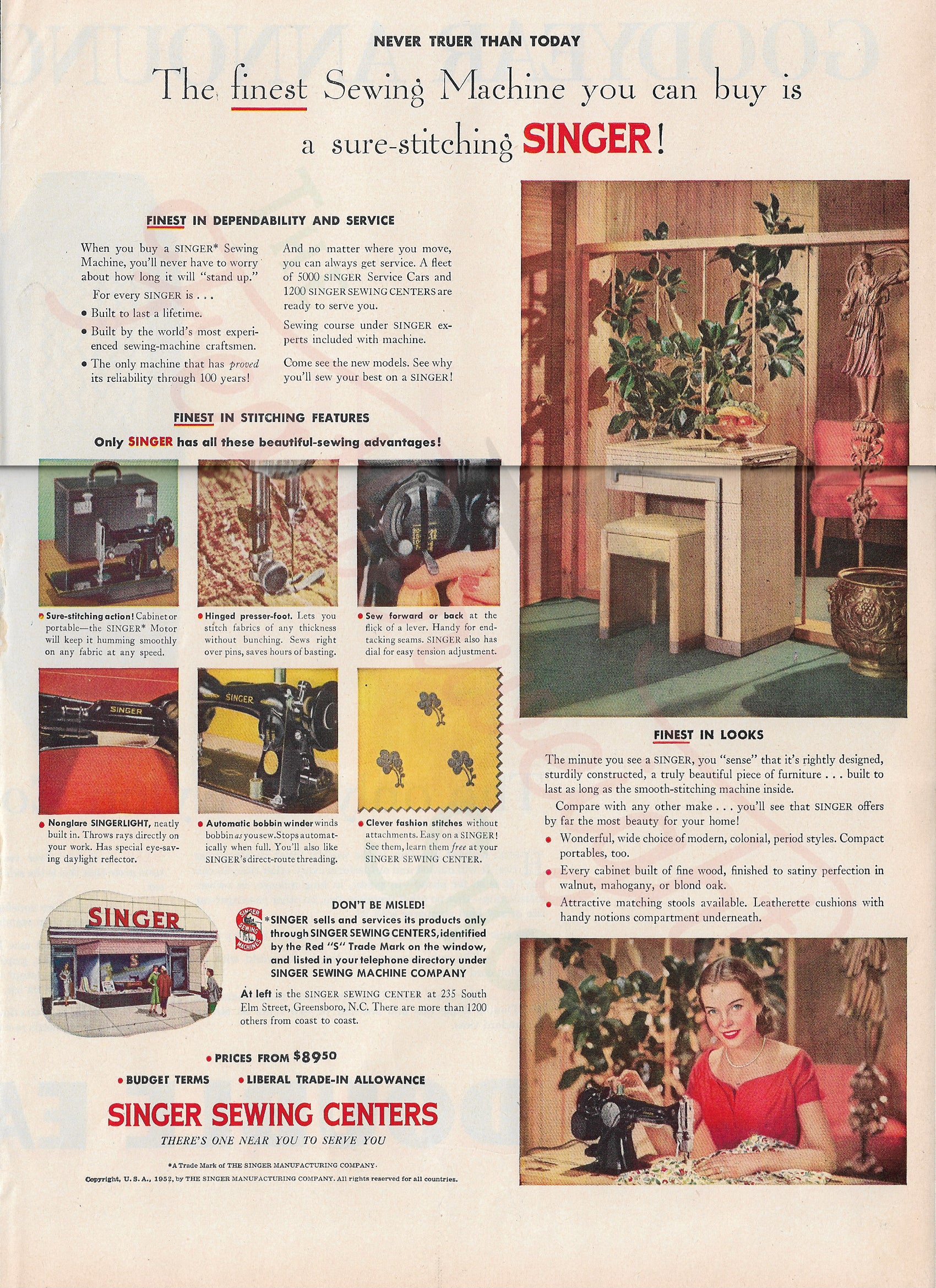 Singer Featherweight Advertisment