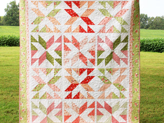 Load image into Gallery viewer, PATTERN, STACKING STARS Quilt by Beverly McCullough of Flamingo Toes