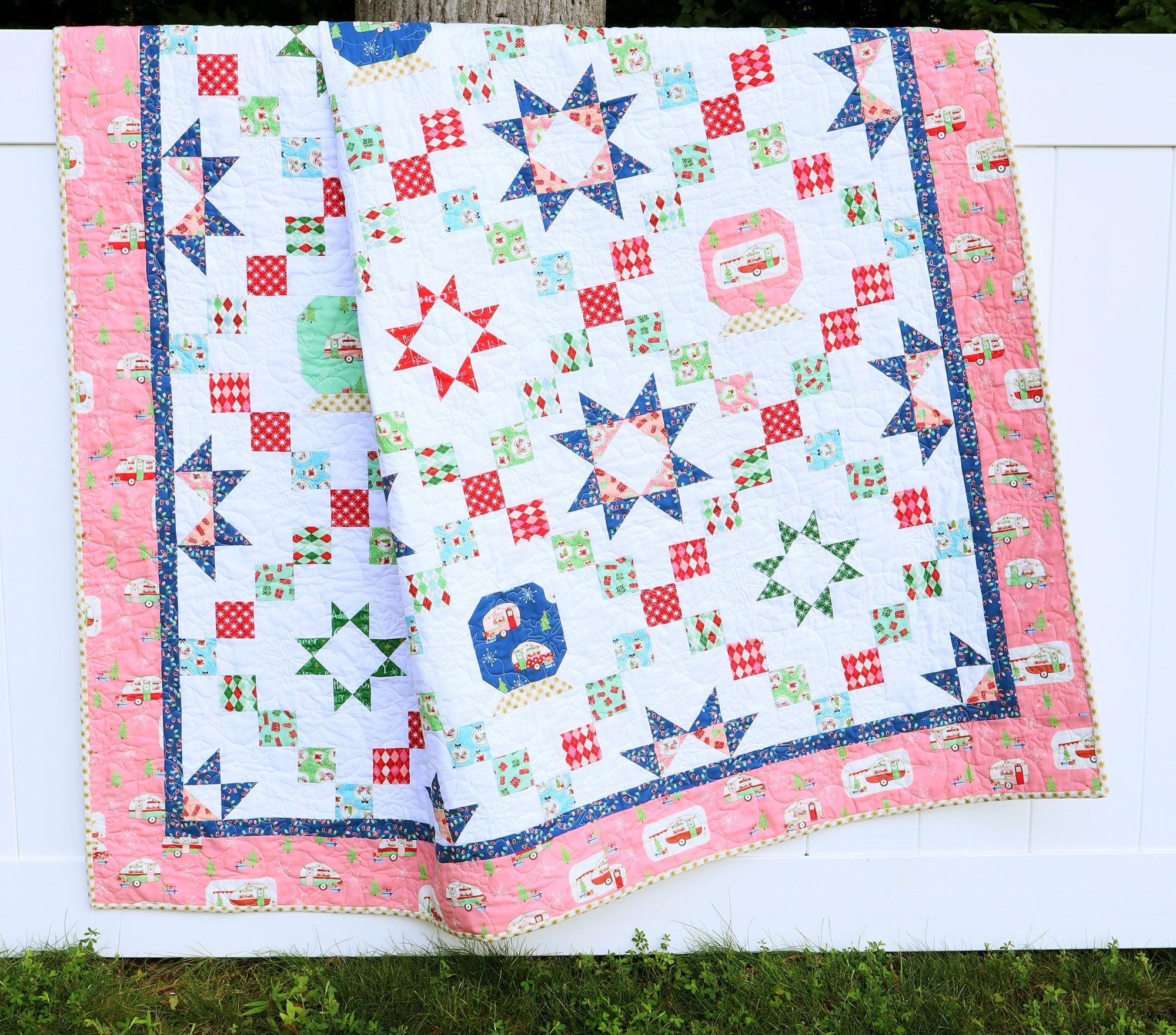 PATTERN, STARRY SNOW GLOBE Quilt by Beverly McCullough