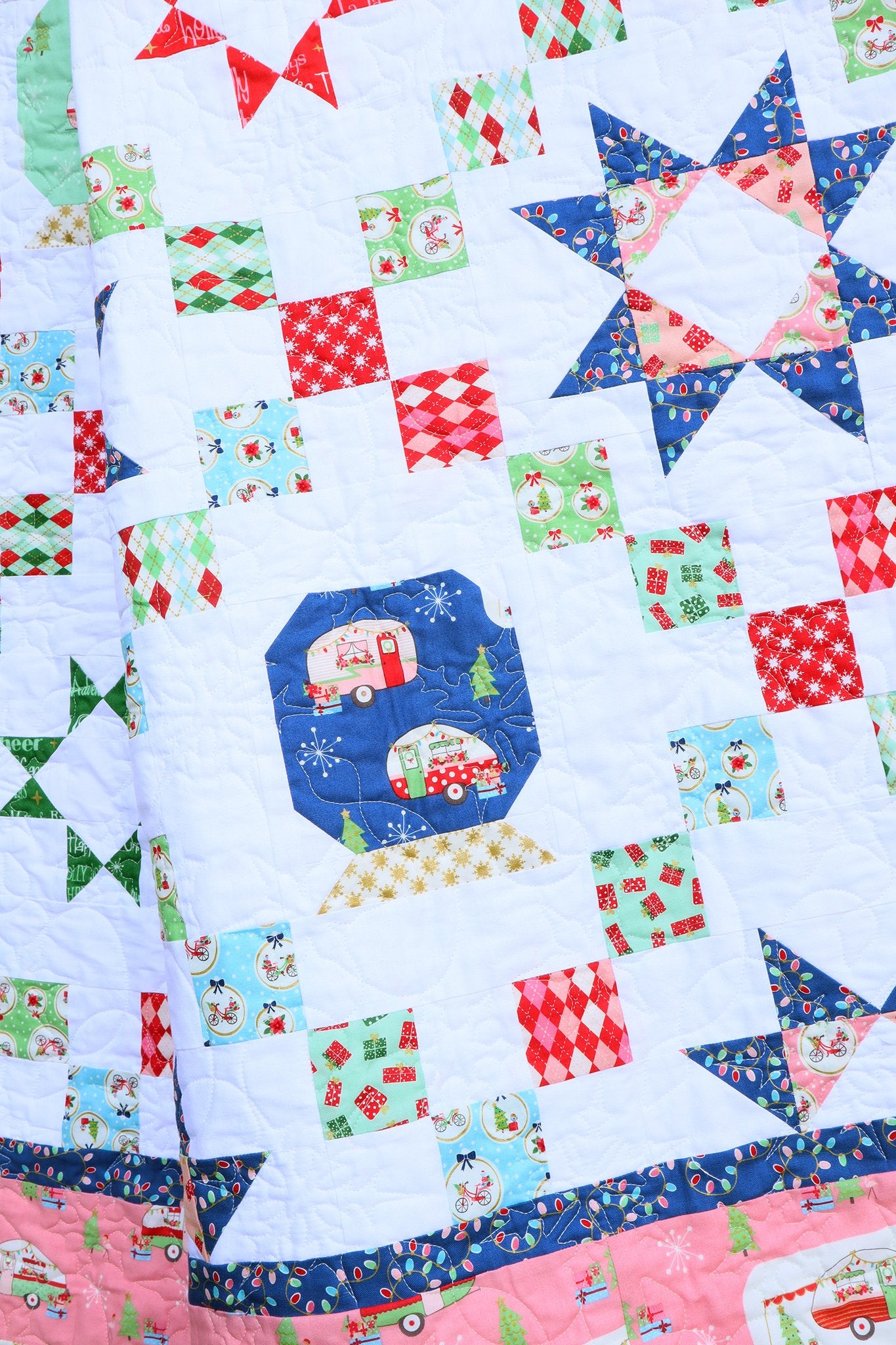 PATTERN, STARRY SNOW GLOBE Quilt by Beverly McCullough
