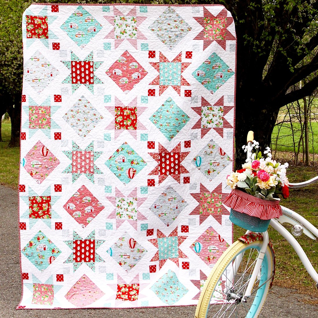 PATTERN, STARS AND WINDOWS Quilt by Beverly McCullough
