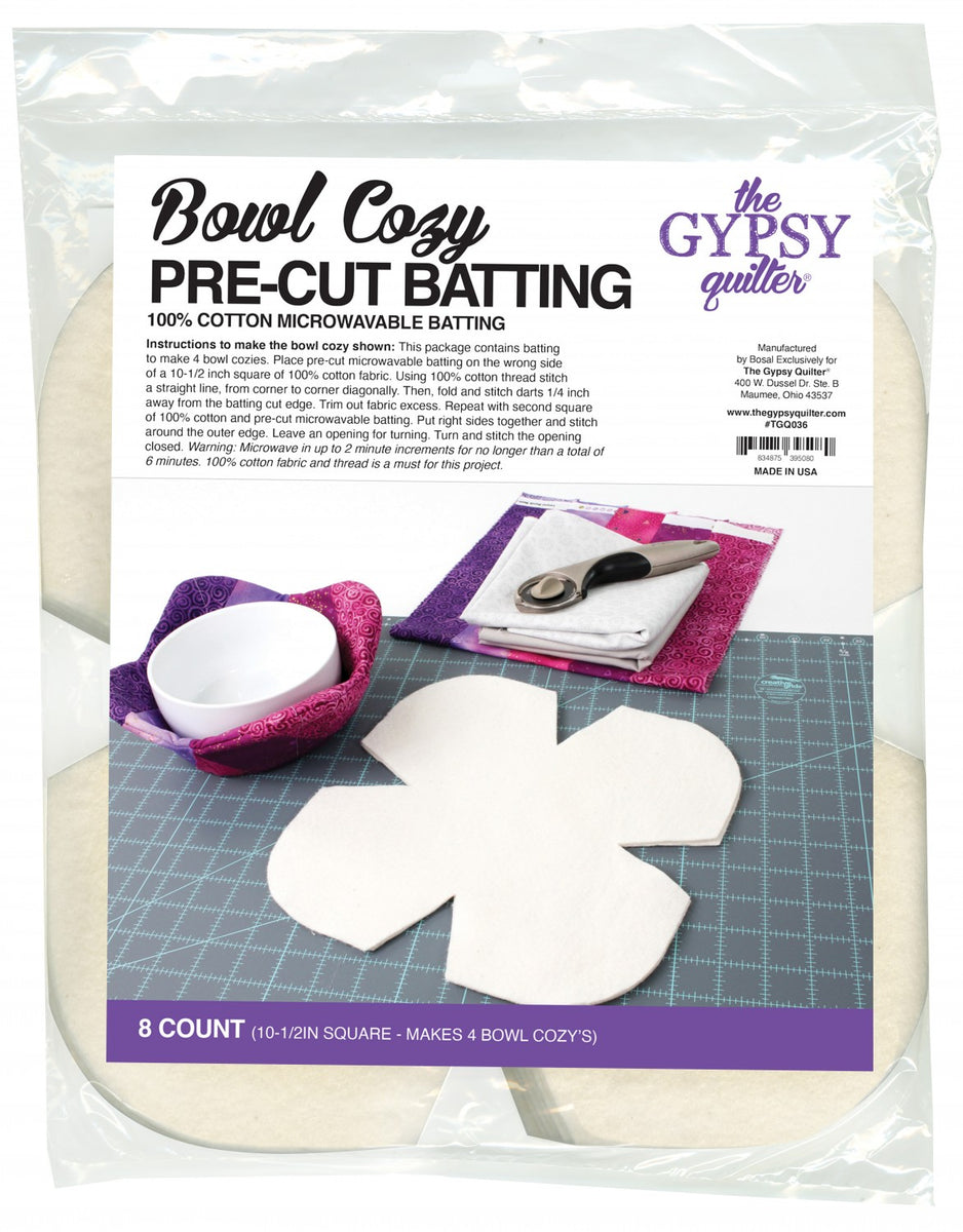 DRINK Cozy Precut Batting by The Gypsy Quilter – The Singer