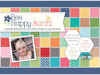 Load image into Gallery viewer, AURIFIL Thread Collection, Bee Happy 45 Spool for Machine Piecing &amp; Applique by Lori Holt