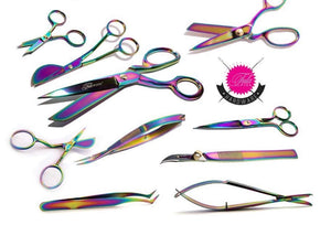 Tula Pink Hardware Large Ring Micro-Tip Scissors - 4 Inch