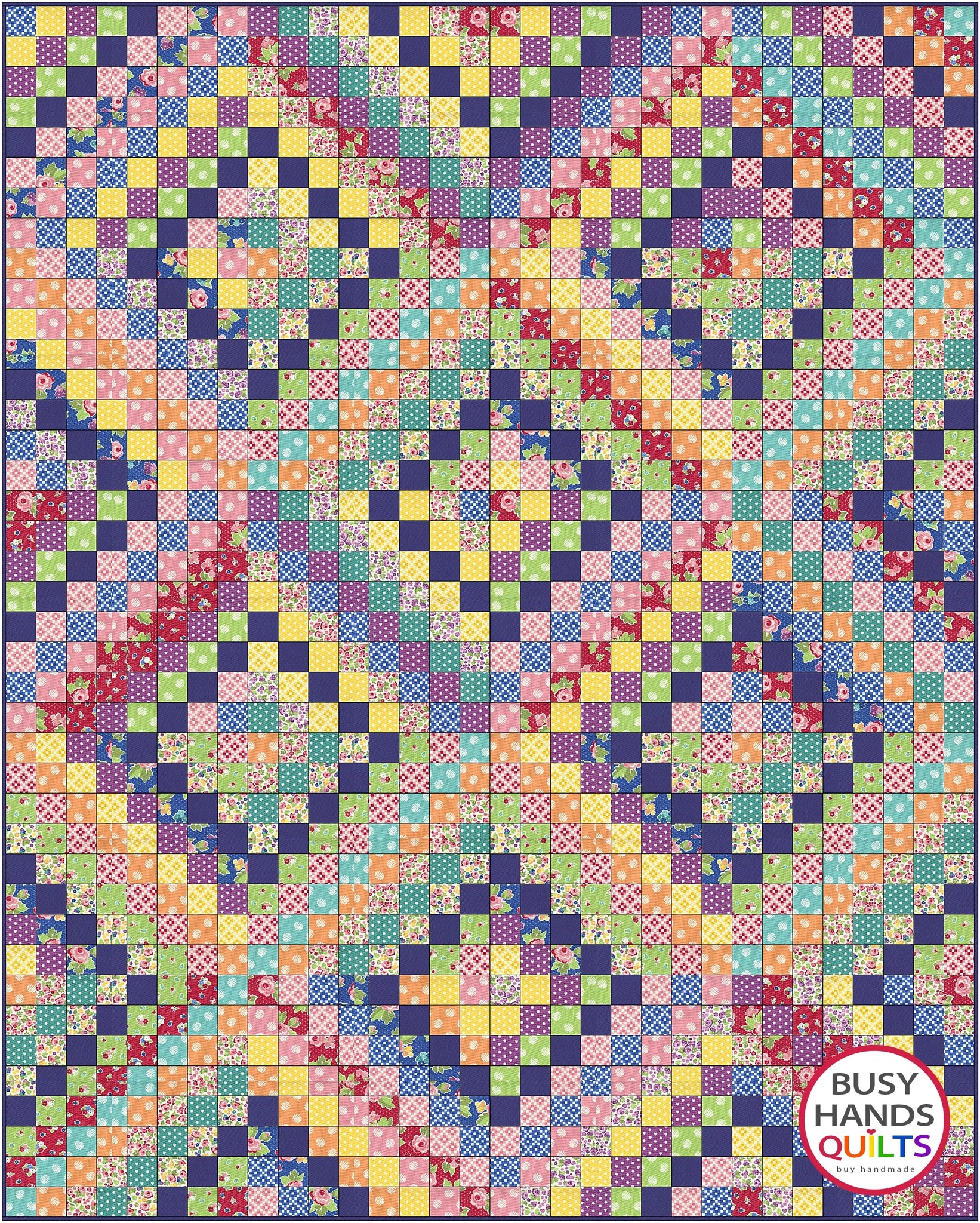 PATTERN, Scrappy Goodness Quilt by Myra Barnes